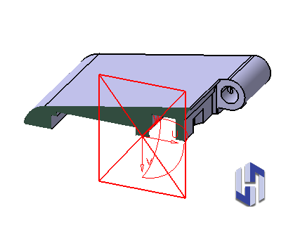 مشاهده داخل قطعه با دستور dynamic section